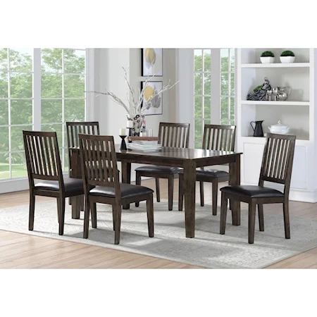 Casual 7-Piece Dining Set